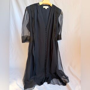 Erin Fetherston 100% Silk Sheer Lace Dress – Size 2
